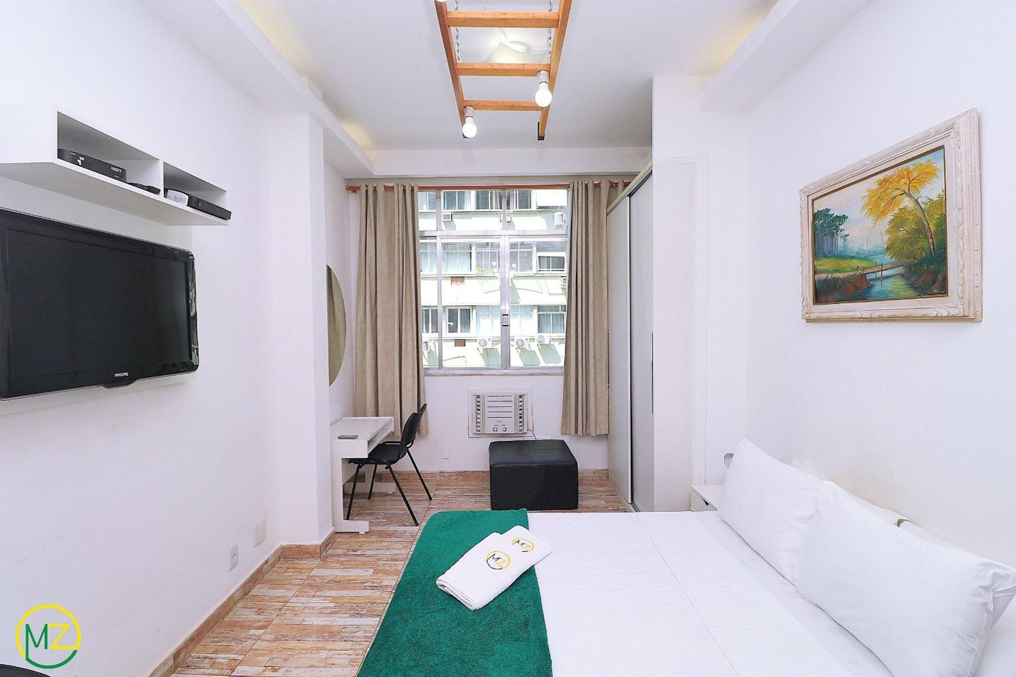 Studio Para 4 Pessoas Com Vista Mar Em Copacabana Rio de Janeiro Zewnętrze zdjęcie