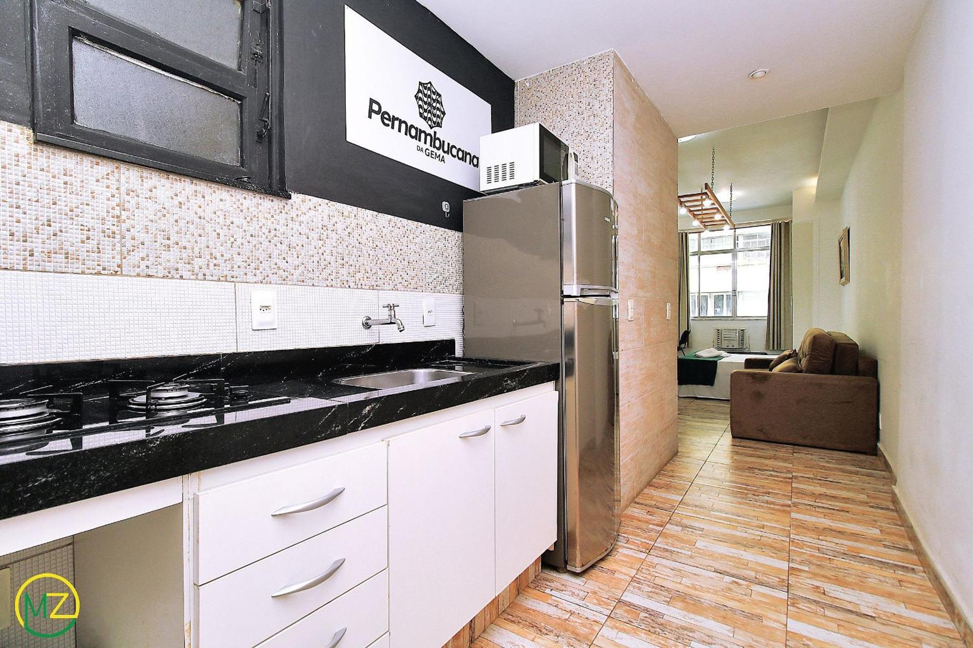 Studio Para 4 Pessoas Com Vista Mar Em Copacabana Rio de Janeiro Zewnętrze zdjęcie